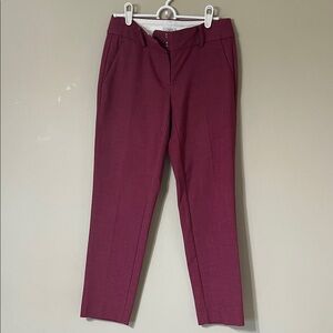 LOFT Women's Burgundy Trousers
